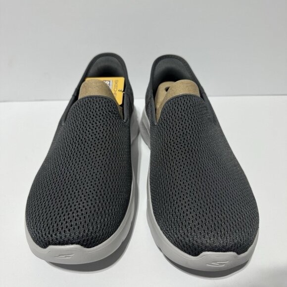 Skechers Womens Go Walk Flex Relish Sneaker Charcoal Size 6.5 Wide - Picture 3 of 6